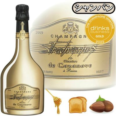 「ストラディバリウス・ブリュット・ミレジメ・2009」<br>シャルル・ド・カザノーヴ/フランス/シャンパン/750ml/1本