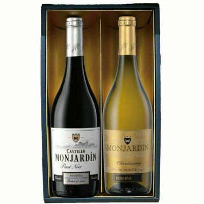 ［ギフトに最適］<br>「スペインワイン/カスティーリョ・デ・モンハルディン 紅白カジュアルセット」<br>750ml/2本